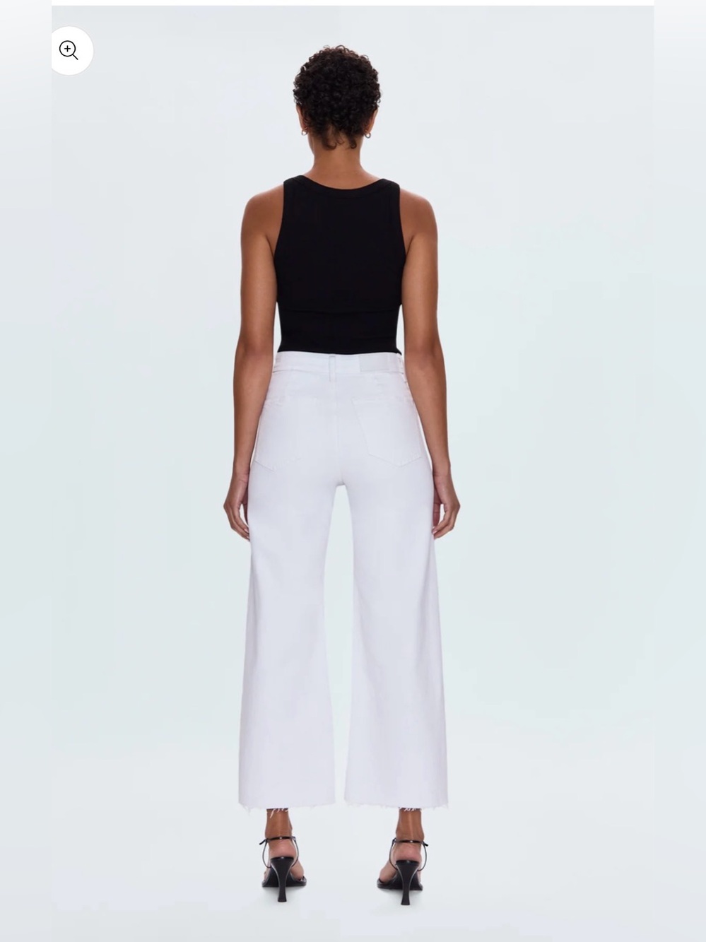 NWT - Pistola Penny High Rise Wide Leg Jeans- white - Picture 5 of 5